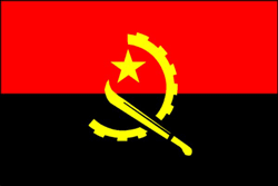 Nationale vlag van Angola