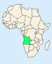 Angola in Afrika